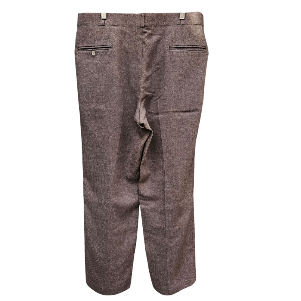 Rainy Day Wools Men's Classic Brown  Dress pants Size 36X32 - Picture 12 of 16